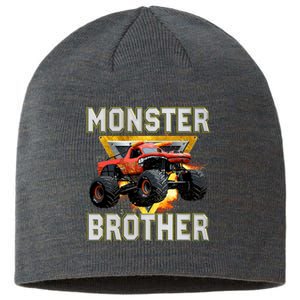 Monster Truck Brother Monster Truck Are My Jam Truck Lovers Sustainable Beanie