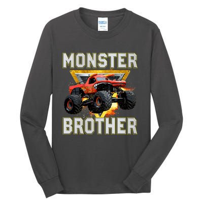 Monster Truck Brother Monster Truck Are My Jam Truck Lovers Tall Long Sleeve T-Shirt