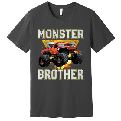 Monster Truck Brother Monster Truck Are My Jam Truck Lovers Premium T-Shirt