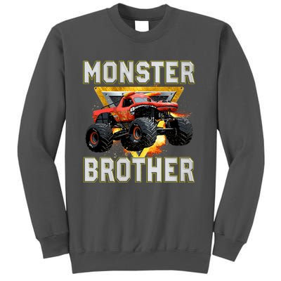 Monster Truck Brother Monster Truck Are My Jam Truck Lovers Tall Sweatshirt