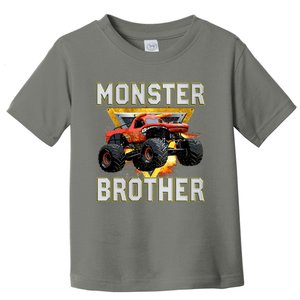 Monster Truck Brother Monster Truck Are My Jam Truck Lovers Toddler T-Shirt