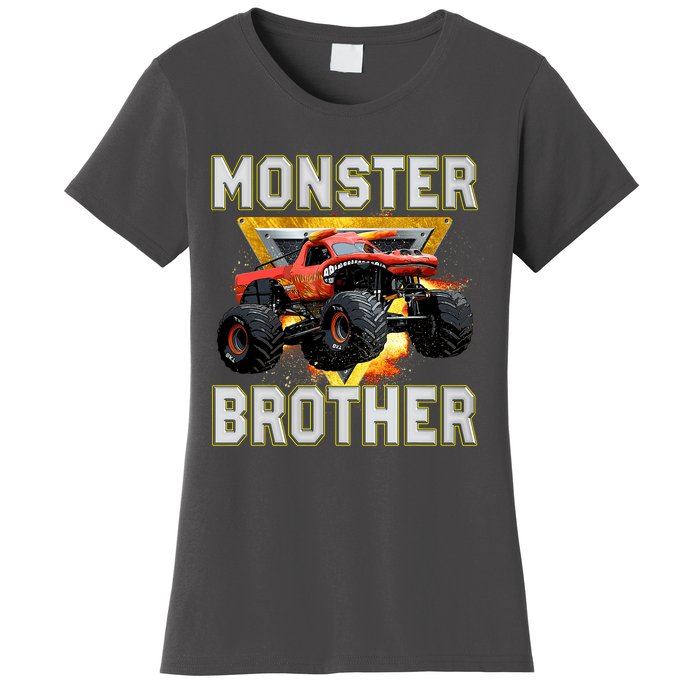 Monster Truck Brother Monster Truck Are My Jam Truck Lovers Women's T-Shirt