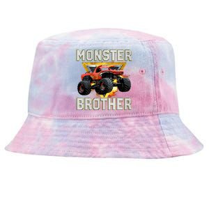 Monster Truck Brother Monster Truck Are My Jam Truck Lovers Tie-Dyed Bucket Hat