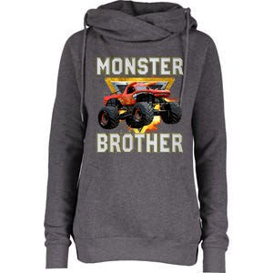 Monster Truck Brother Monster Truck Are My Jam Truck Lovers Womens Funnel Neck Pullover Hood