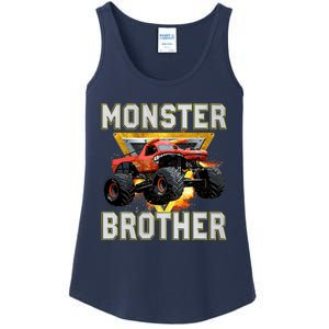 Monster Truck Brother Monster Truck Are My Jam Truck Lovers Ladies Essential Tank