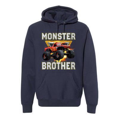 Monster Truck Brother Monster Truck Are My Jam Truck Lovers Premium Hoodie