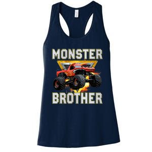 Monster Truck Brother Monster Truck Are My Jam Truck Lovers Women's Racerback Tank