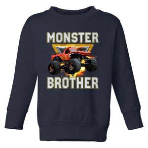 Monster Truck Brother Monster Truck Are My Jam Truck Lovers Toddler Sweatshirt