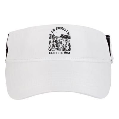 May The Bridges I Burn Light The Way Adult Drive Performance Visor