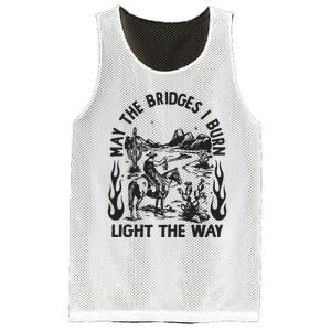 May The Bridges I Burn Light The Way Mesh Reversible Basketball Jersey Tank