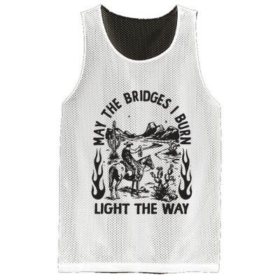 May The Bridges I Burn Light The Way Mesh Reversible Basketball Jersey Tank