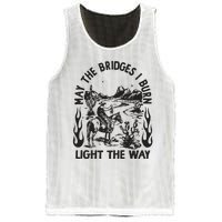 May The Bridges I Burn Light The Way Mesh Reversible Basketball Jersey Tank