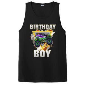 Monster Truck Birthday Boy Monster Truck Are My Jam Lovers PosiCharge Competitor Tank