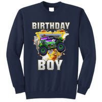 Monster Truck Birthday Boy Monster Truck Are My Jam Lovers Tall Sweatshirt