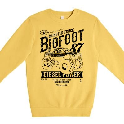 Monster Truck Big Foot Premium Crewneck Sweatshirt