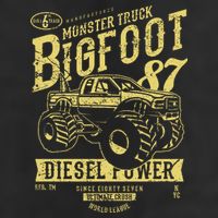 Monster Truck Big Foot Cool Comfort Performance Bucket Hat