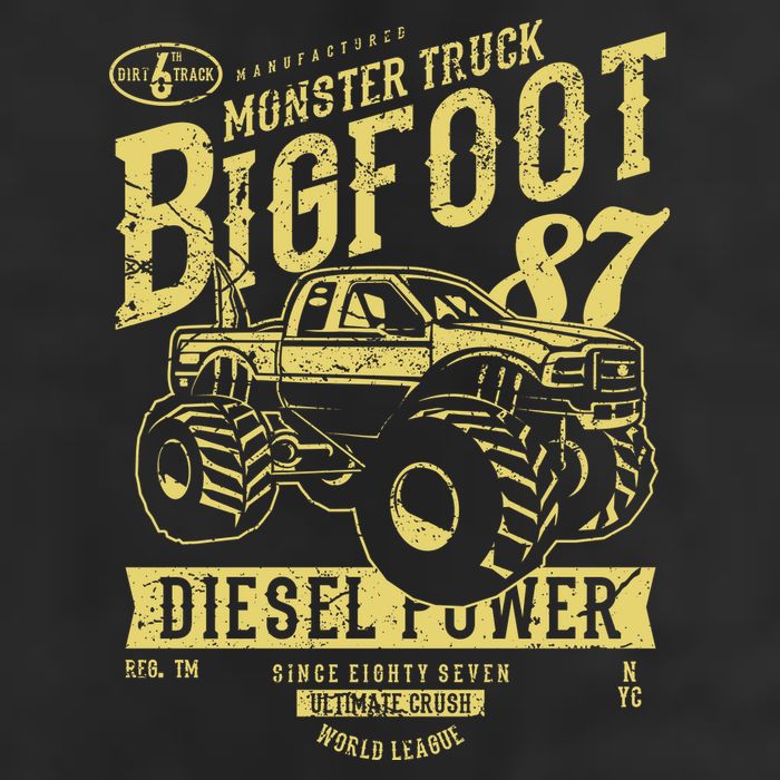 Monster Truck Big Foot Cool Comfort Performance Bucket Hat