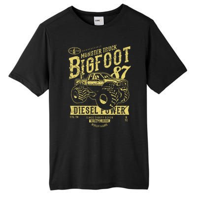 Monster Truck Big Foot Tall Fusion ChromaSoft Performance T-Shirt