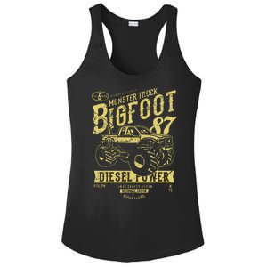 Monster Truck Big Foot Ladies PosiCharge Competitor Racerback Tank