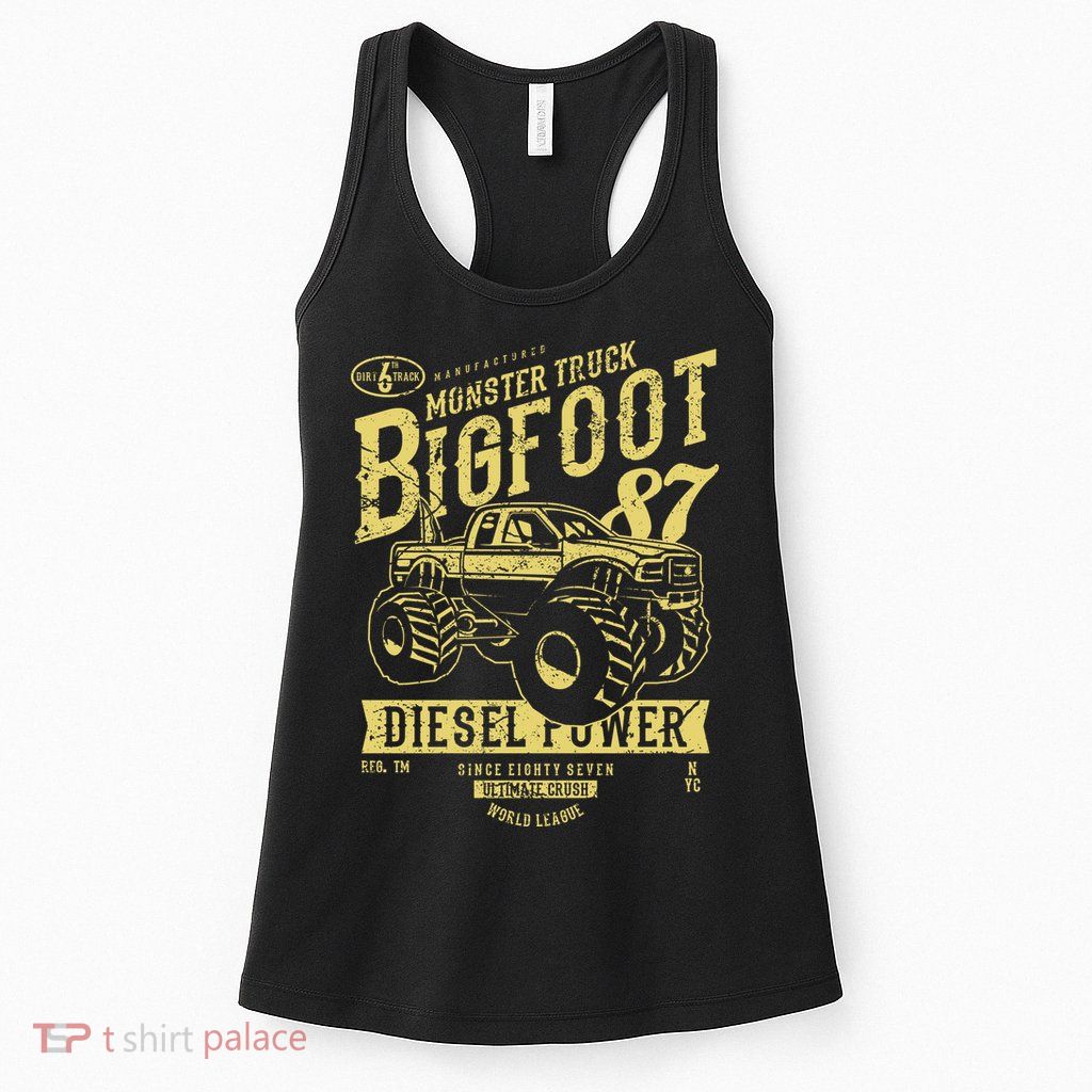 Monster Truck Big Foot Womens Tank Top