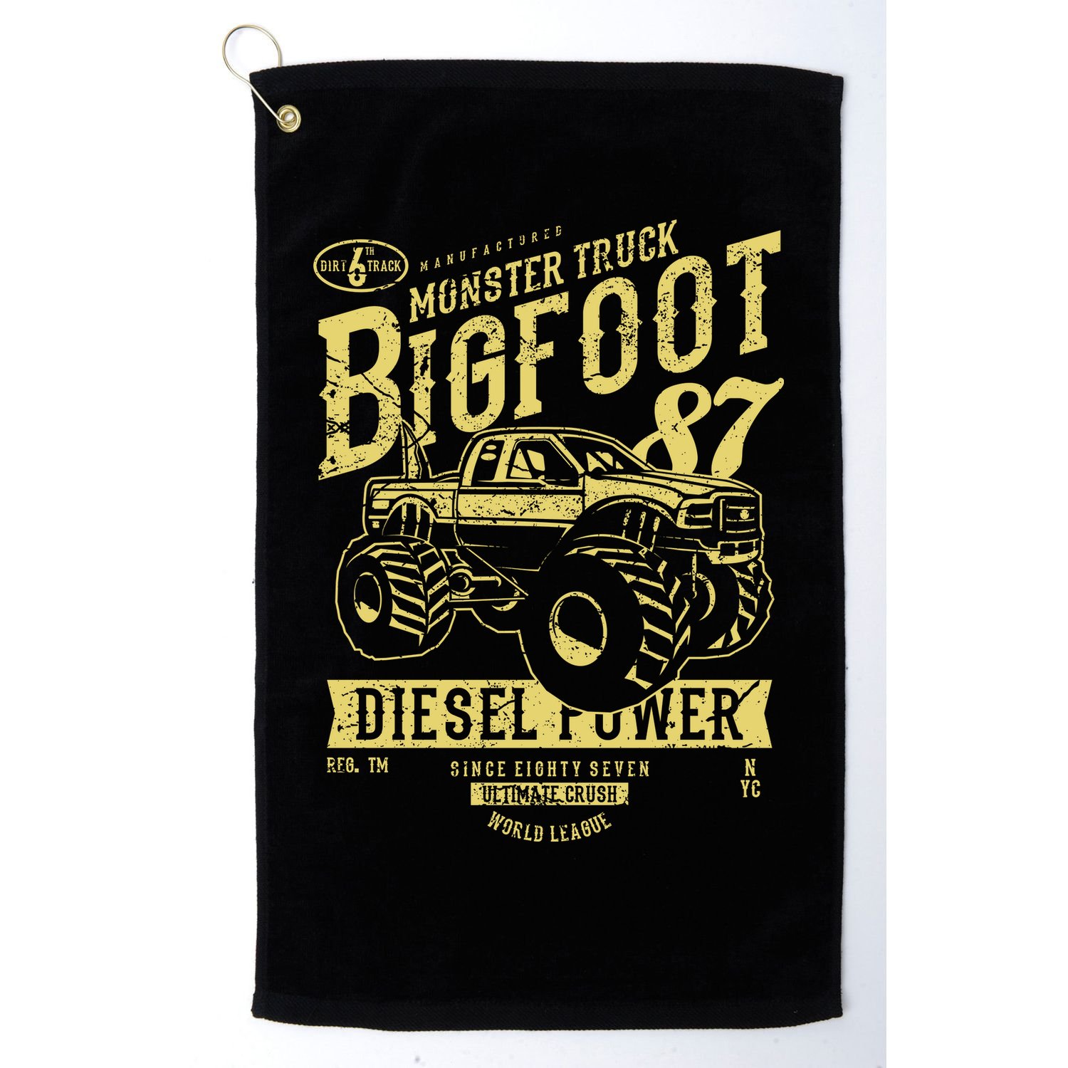Monster Truck Big Foot Golf Towel