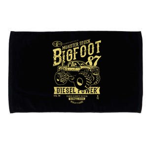 Monster Truck Big Foot Microfiber Hand Towel