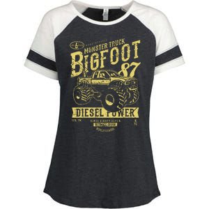 Monster Truck Big Foot Enza Ladies Jersey Colorblock Tee