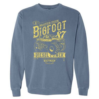 Monster Truck Big Foot Garment-Dyed Sweatshirt