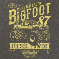 Monster Truck Big Foot Cotton Canvas Backpack