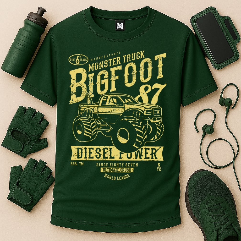 Monster Truck Big Foot Cooling Performance Crew T-Shirt