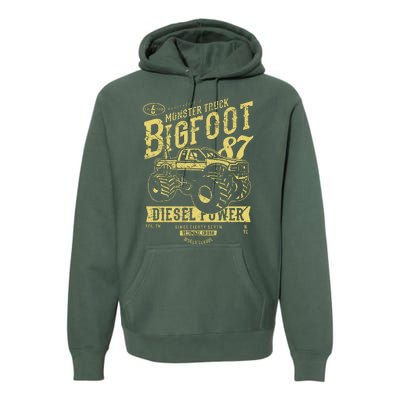 Monster Truck Big Foot Premium Hoodie