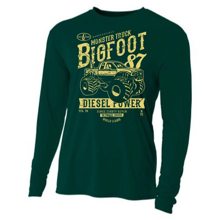 Monster Truck Big Foot Cooling Performance Long Sleeve Crew