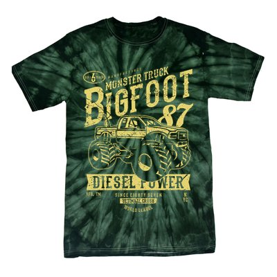 Monster Truck Big Foot Tie-Dye T-Shirt