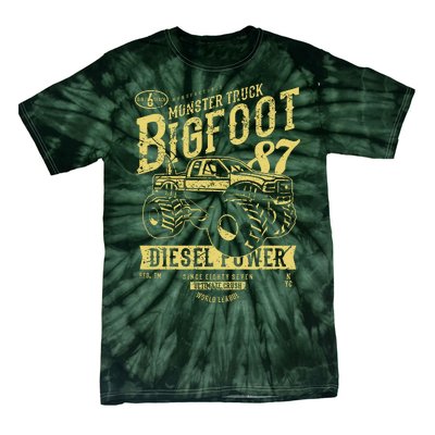 Monster Truck Big Foot Tie-Dye T-Shirt