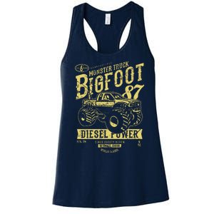 Monster Truck Big Foot Women's Racerback Tank