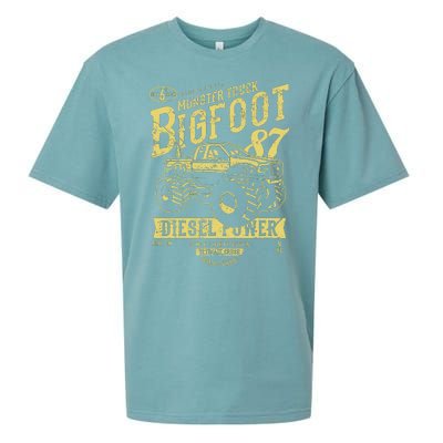 Monster Truck Big Foot Sueded Cloud Jersey T-Shirt