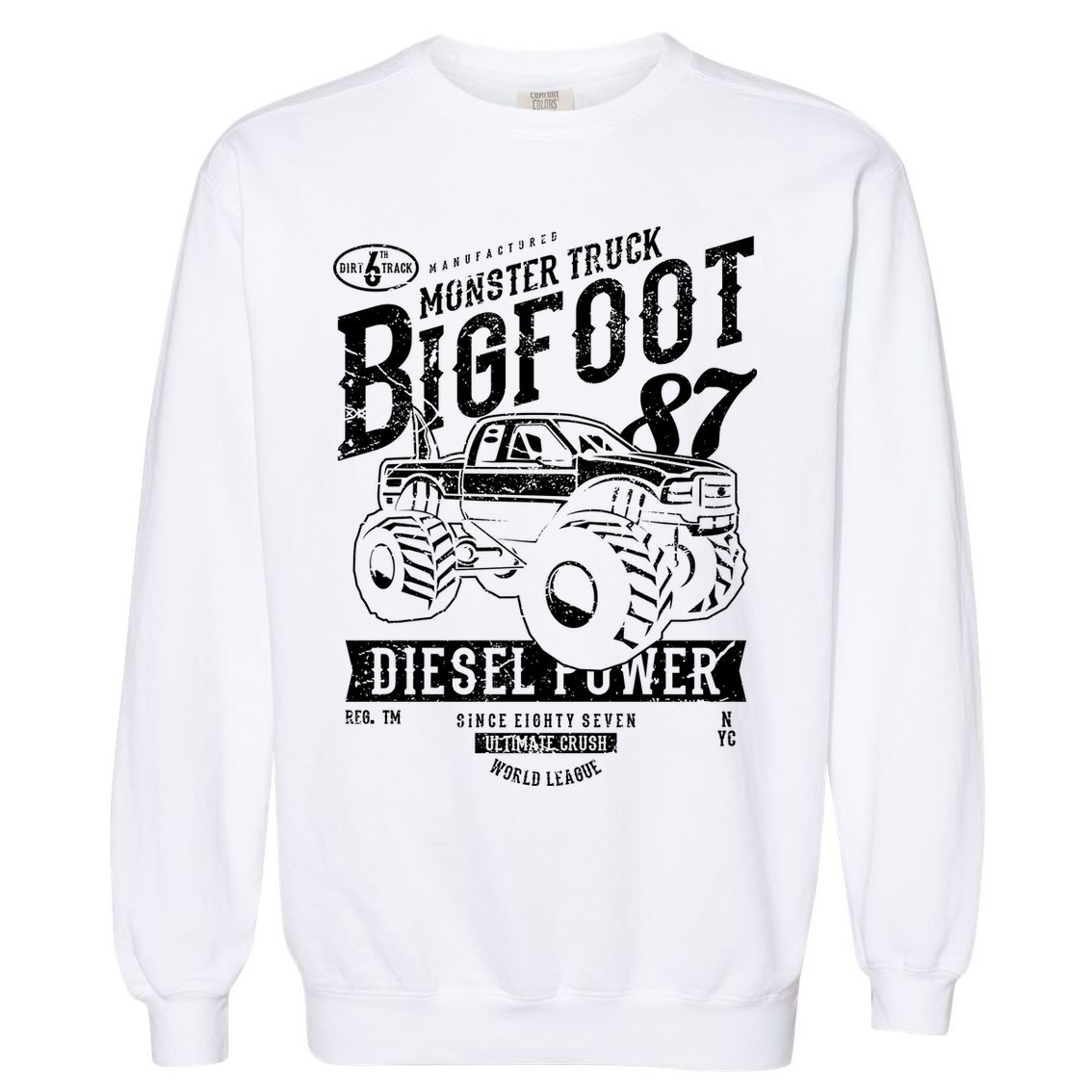 Monster Truck Big Foot Garment-Dyed Sweatshirt