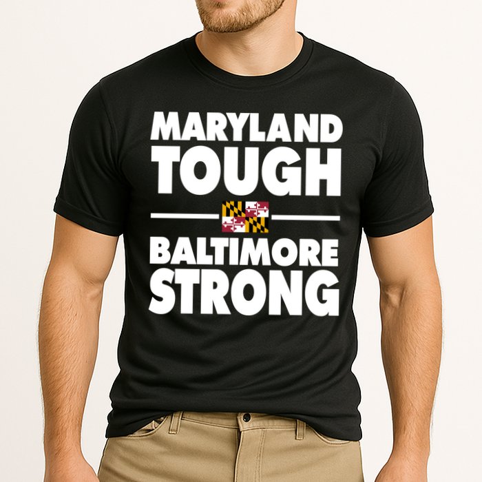 Maryland Tough Baltimore Strong Cooling Performance Crew T-Shirt