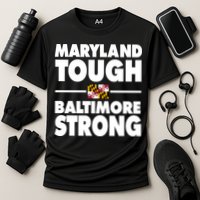 Maryland Tough Baltimore Strong Cooling Performance Crew T-Shirt
