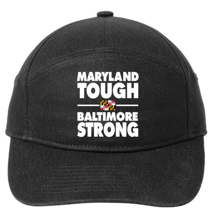 Maryland Tough Baltimore Strong 7-Panel Snapback Hat