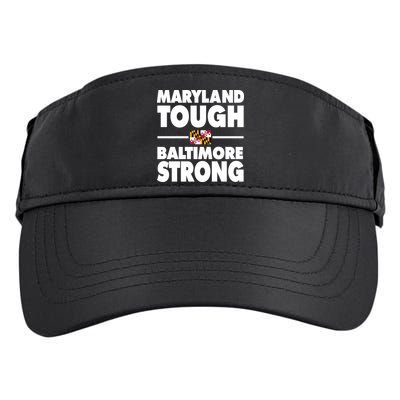 Maryland Tough Baltimore Strong Adult Drive Performance Visor