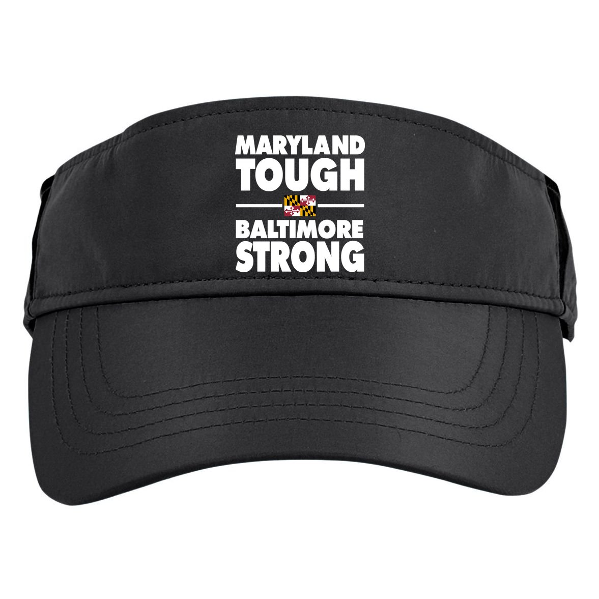 Maryland Tough Baltimore Strong Adult Drive Performance Visor
