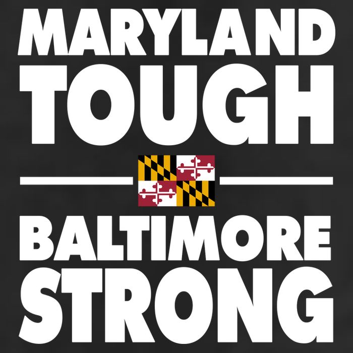 Maryland Tough Baltimore Strong Adult Drive Performance Visor