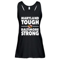 Maryland Tough Baltimore Strong Ladies Essential Flowy Tank