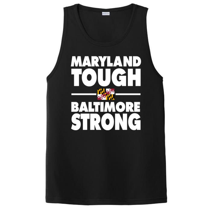 Maryland Tough Baltimore Strong PosiCharge Competitor Tank