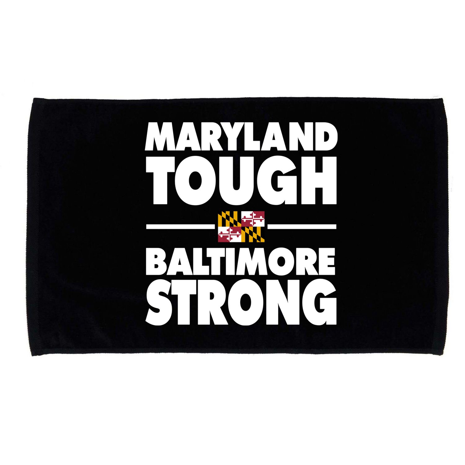 Maryland Tough Baltimore Strong Microfiber Hand Towel