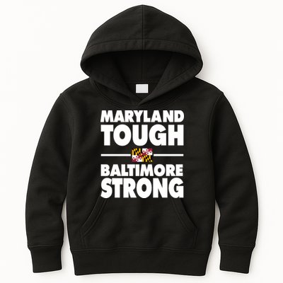 Maryland Tough Baltimore Strong Kids Hoodie