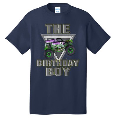 Monster Truck Birthday Boy Tall T-Shirt