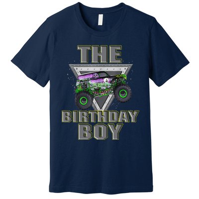 Monster Truck Birthday Boy Premium T-Shirt