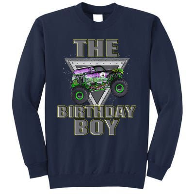 Monster Truck Birthday Boy Tall Sweatshirt